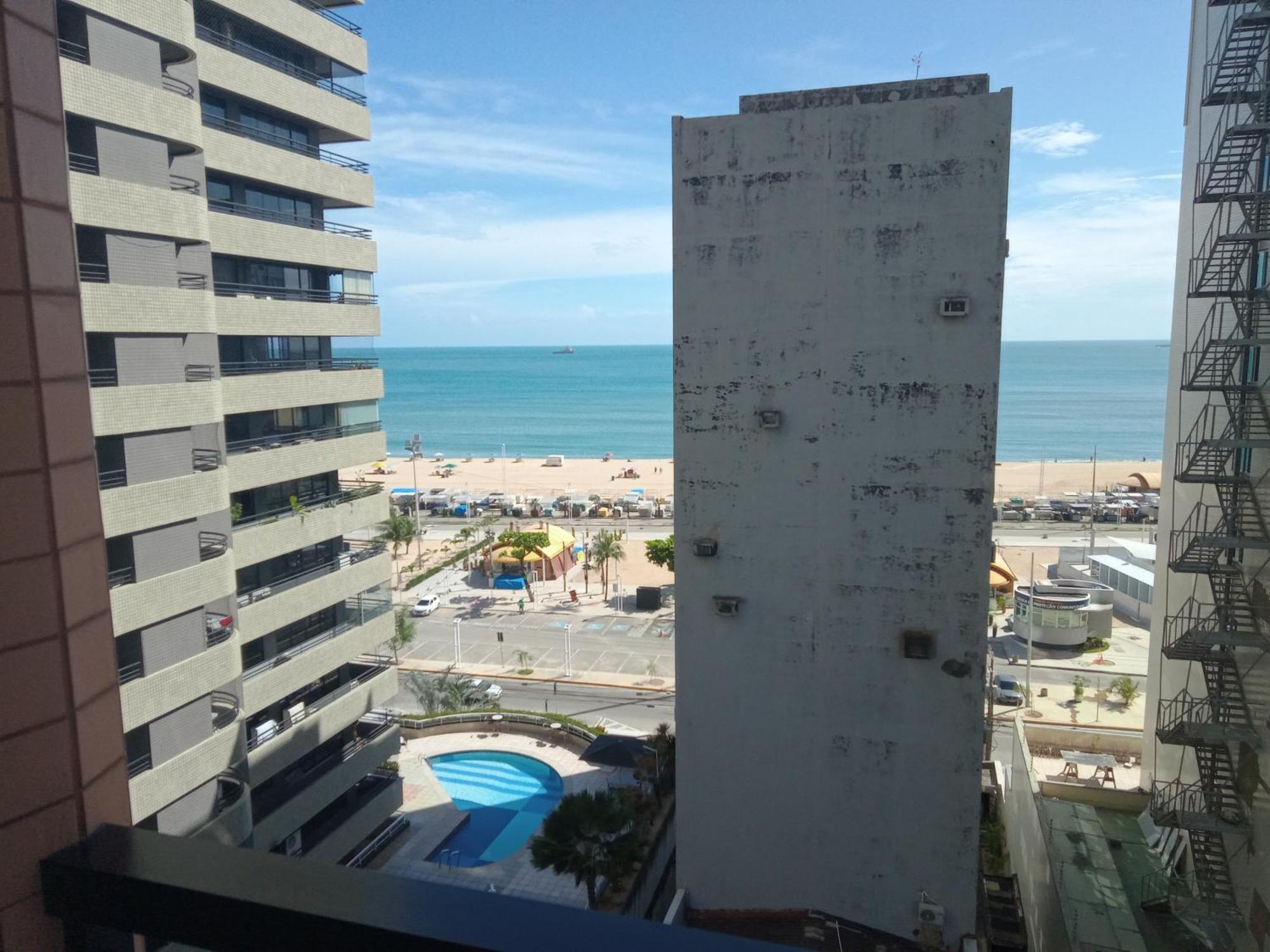 Flat Mar Brasil Tropical - Apartamento De 2 Quartos Com Suite E Vista Do Mar Fortaleza  Eksteriør billede