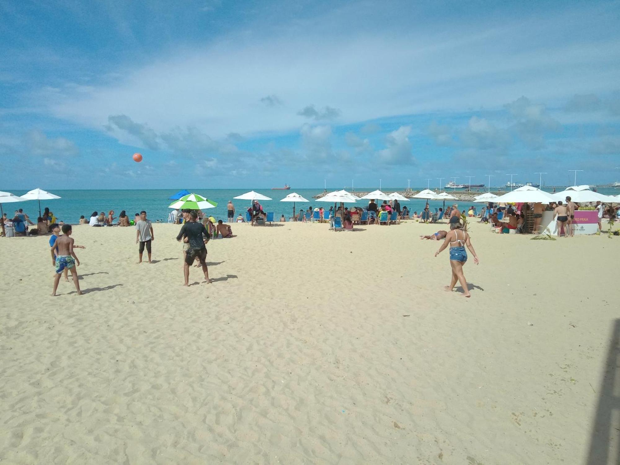 Flat Mar Brasil Tropical - Apartamento De 2 Quartos Com Suite E Vista Do Mar Fortaleza  Eksteriør billede