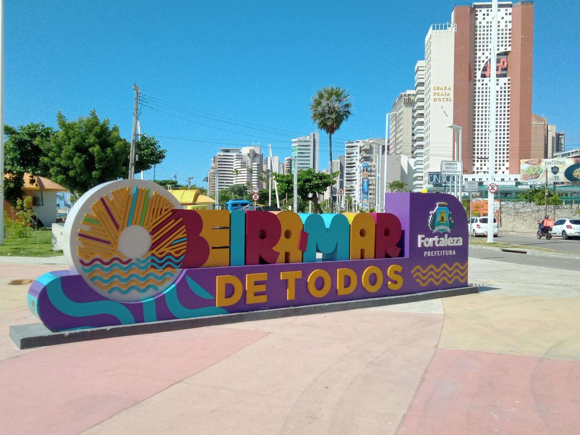 Flat Mar Brasil Tropical - Apartamento De 2 Quartos Com Suite E Vista Do Mar Fortaleza  Eksteriør billede