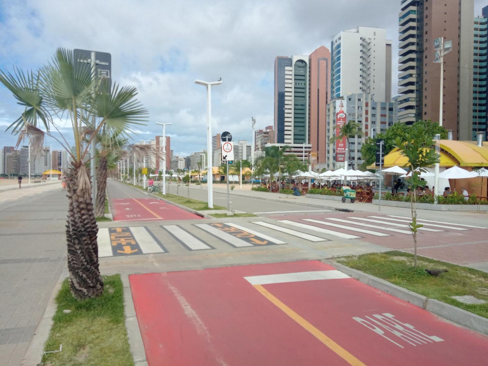 Flat Mar Brasil Tropical - Apartamento De 2 Quartos Com Suite E Vista Do Mar Fortaleza  Eksteriør billede