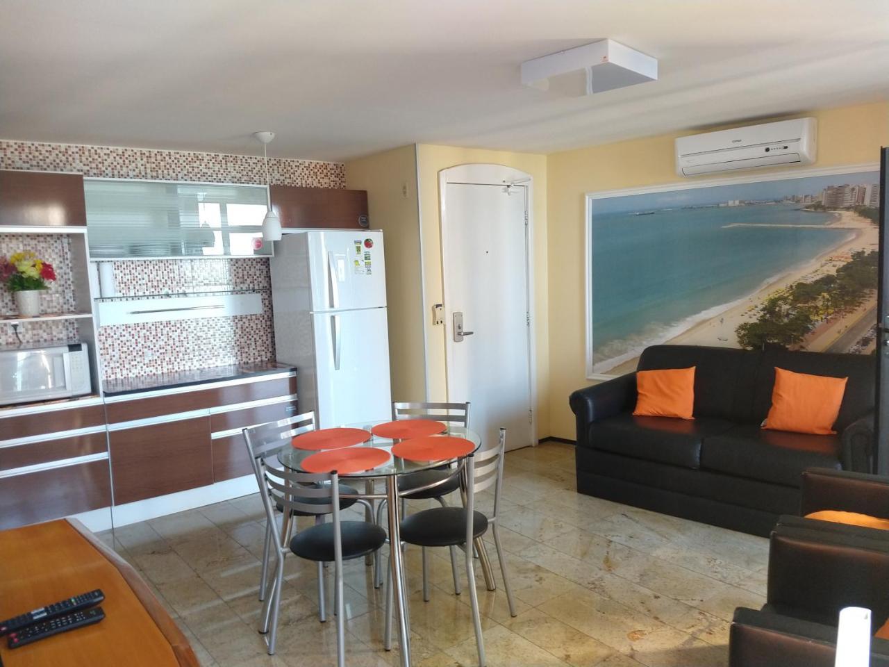 Flat Mar Brasil Tropical - Apartamento De 2 Quartos Com Suite E Vista Do Mar Fortaleza  Eksteriør billede