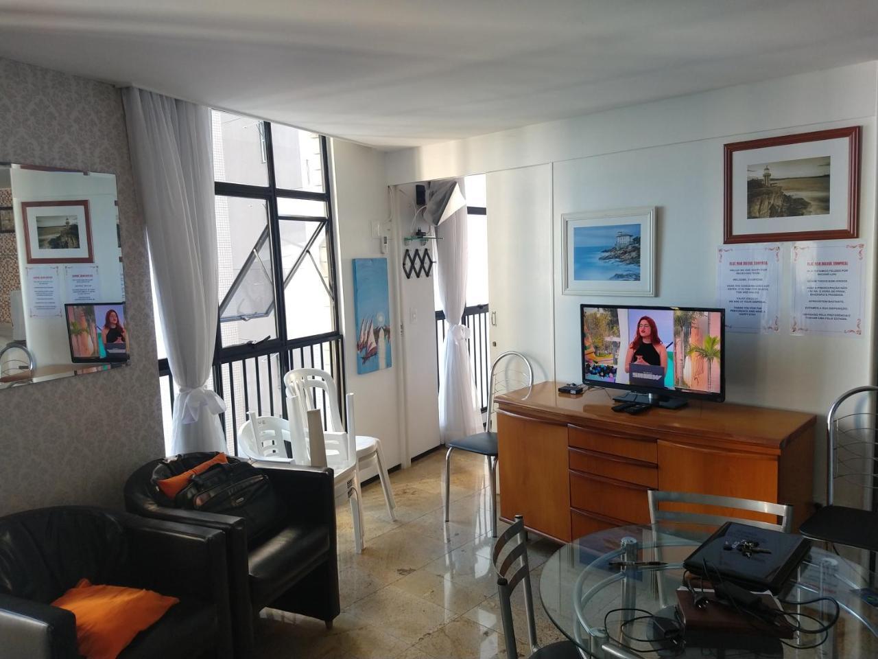 Flat Mar Brasil Tropical - Apartamento De 2 Quartos Com Suite E Vista Do Mar Fortaleza  Eksteriør billede